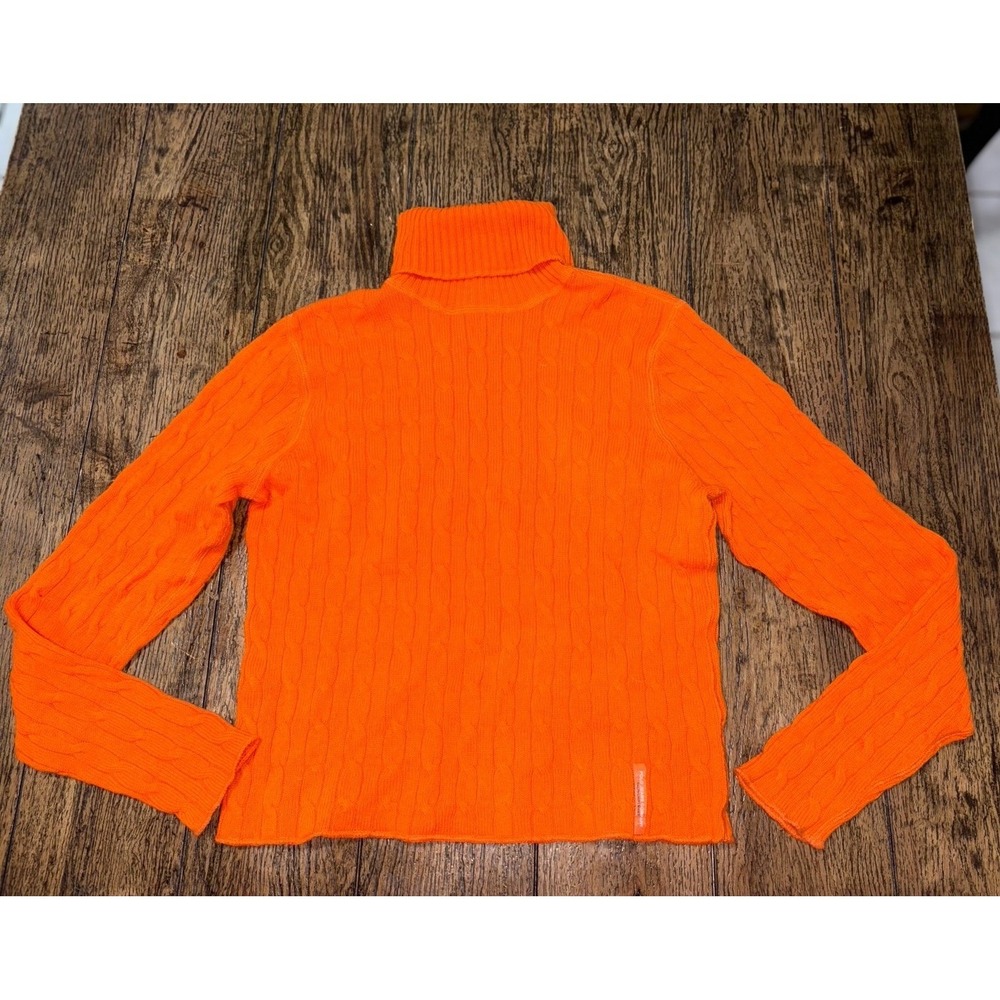 vintage Ralph Lauren Polo Jeans Co. wool turtleneck sweater orange XL